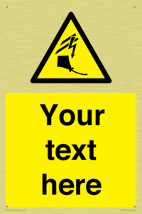 Custom warning kite flying near powerlines